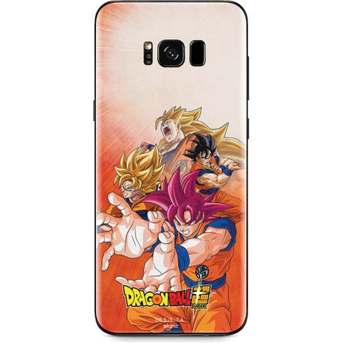 Dragon Ball Super Goku Evolution Galaxy S8 Plus Skin